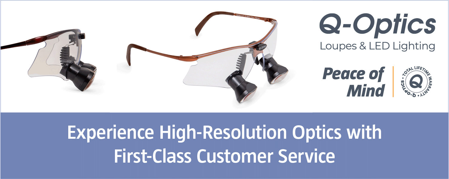 Experience QOptics Loupes with Virtual TryOn Swallow Dental