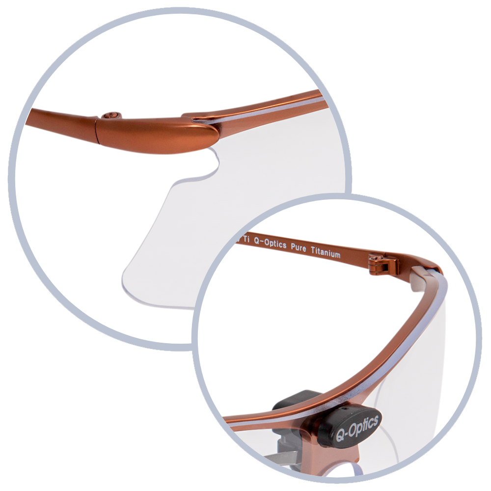 Q-Optics Dental Loupes - Pure Titanium Frame