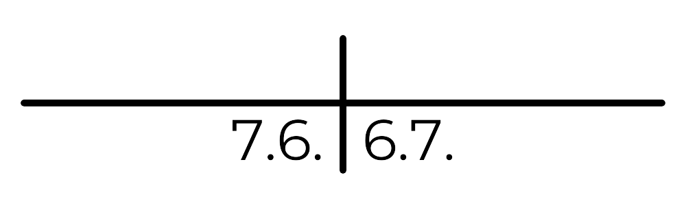 Molars - Lower Jaw 7.6. - 6.7.