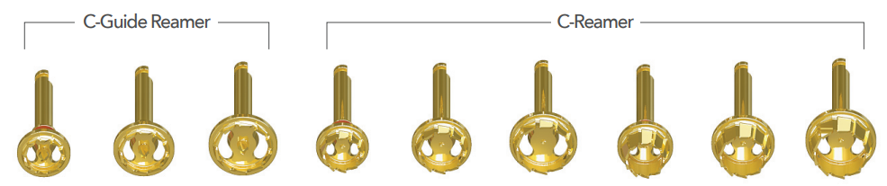 Neo-Biotech C-reamers and C-Guide reamers