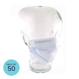 Surgical/Nurse Face Mask with Ear Loops, Box of 50