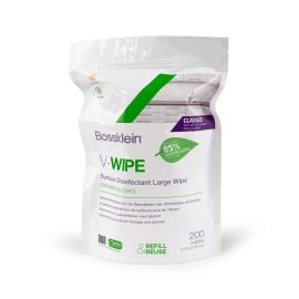 V-WIPE Surface Disinfectant Wipes, Refill Pack, Lemon