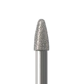 Edenta F972 Grenade Round Diamond Bur, FGL, 2.0 mm. Close up