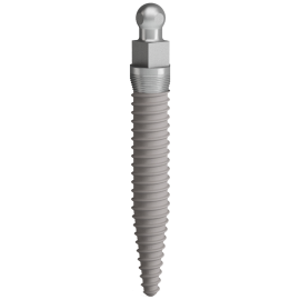 C-TECH MC-25 Small Diameter O-Ball Collared Mini Dental Implant