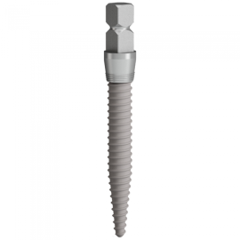 C-TECH SIAB Small Diameter Square Collared Square Head Fine Thread Mini Dental Implant
