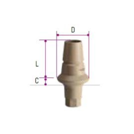 C-TECH EL CEC PEEK Abutments ø5.5