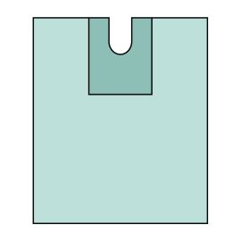 Guardian Adhesive Split Drape 75 x 90cm, Ref:12.T1254 - SD011