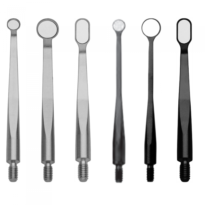 Devemed Micro Mirror, Rhodium Plated Swallow Dental