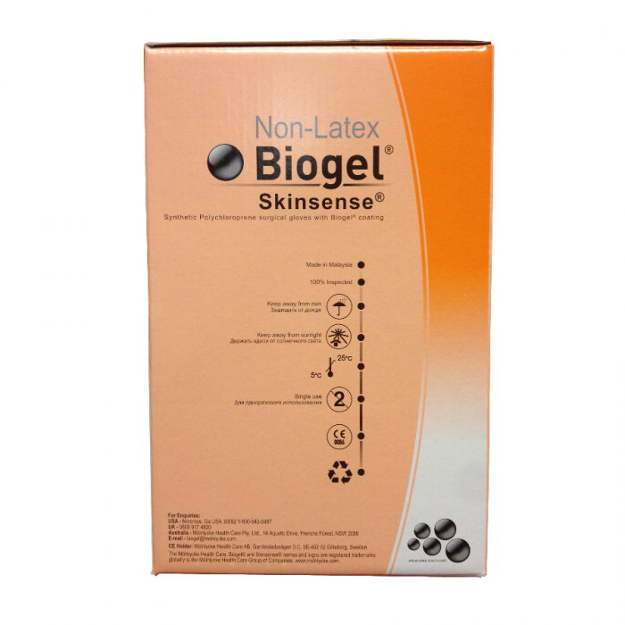 Biogel Skinsense Gloves size 6.0, pair