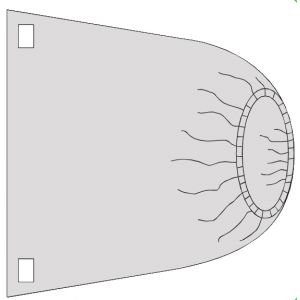 Sterile Banded Bag - Fluoro cover 75cm H x 90cm W - Ref: 12065