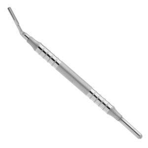 Devemed Scalpel handle # 3 laterally curved, suitable for 1 blade