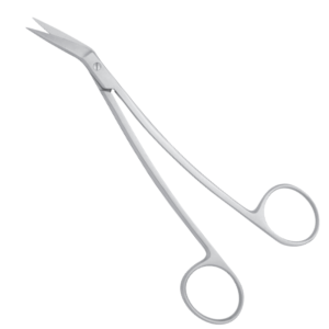 Devemed Surgical Fine Iris Scissors, 115 mm, Curved
