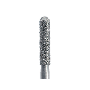 Edenta G881 Round End Cylinder Diamond Bur, FG, 1.0mm