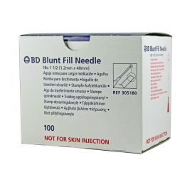Box of 100 Blunt Irrigation Needles