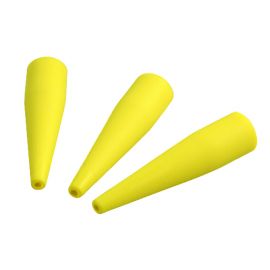 Pack of 3 yellow Autoclavable silicone tips