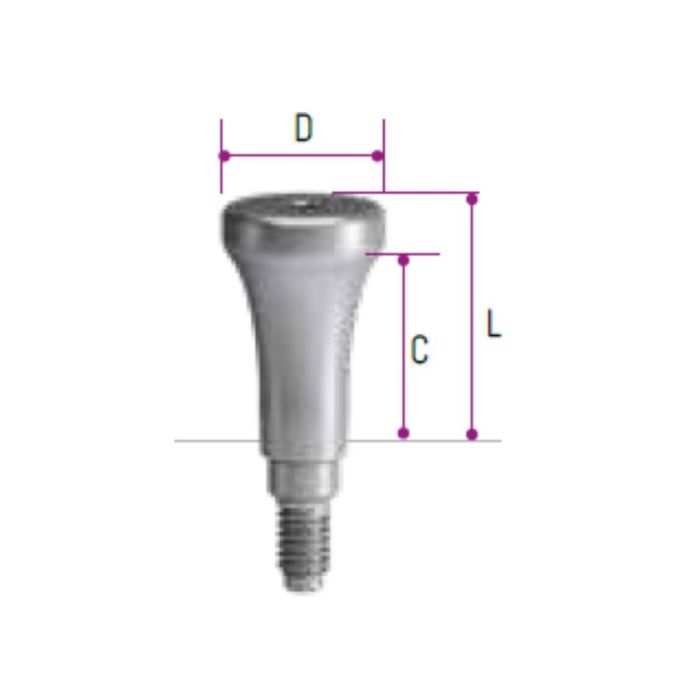 EL CEC titanium healing abutments ø5.5 - Swallow Dental