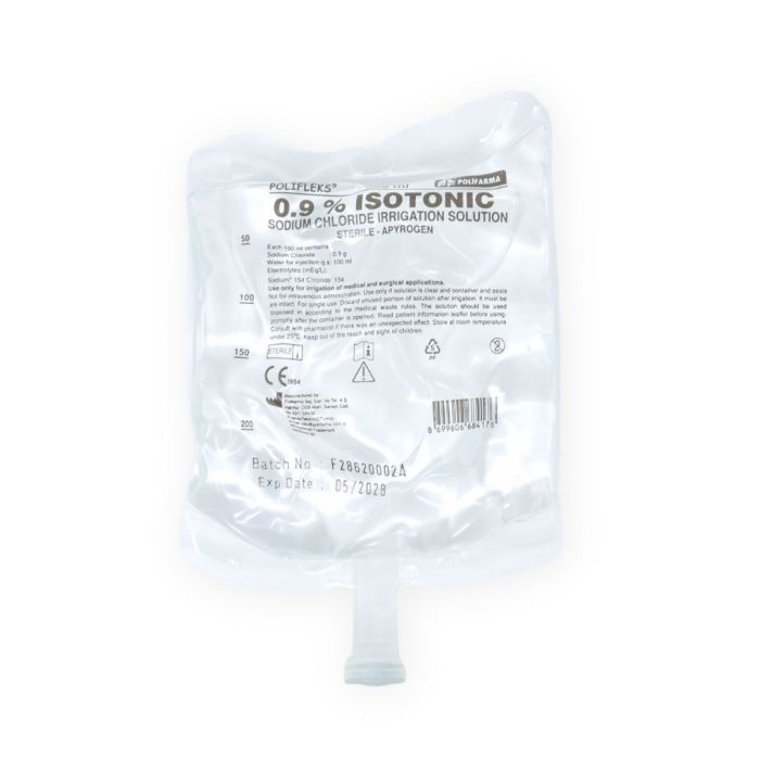Sterile Saline Sodium Chloride 0.9% (250ml)