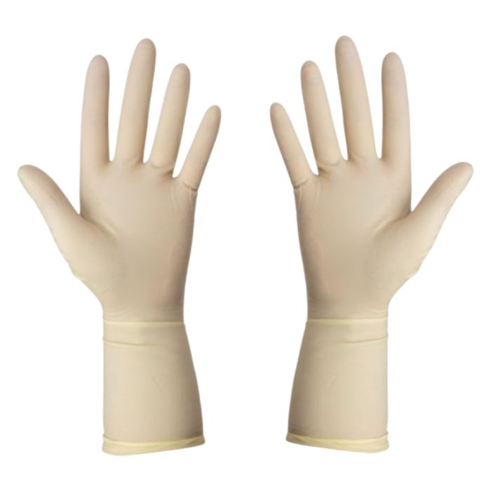 Medline Signature Latex Gloves size 8.5, pair