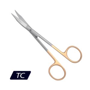 Devemed Goldman-Fox Surgical Scissors, 130 mm, Curved - TC