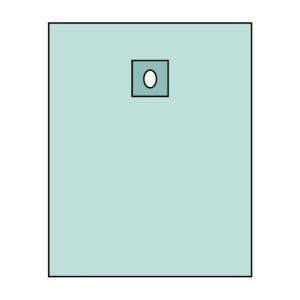 Adhesive Aperture Drape 160 x 200cm