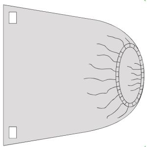 Sterile Banded Bag - Fluoro cover 75cm H x 90cm W - Ref: 12065