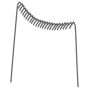 Cheek retractor 145 mm lateral, left "Univ. of Caw.-Minnesota"