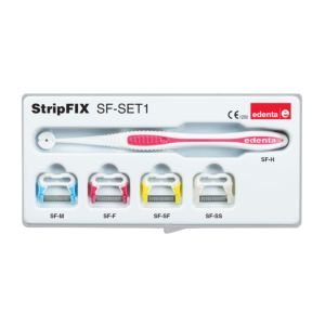 Edenta StripFIX Handle with Diamond Finishing Strips Set