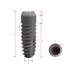 Aesthetic Line Implant ø5.1