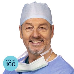 Comfort Theatre Cap with Tie Back, Pack of 100