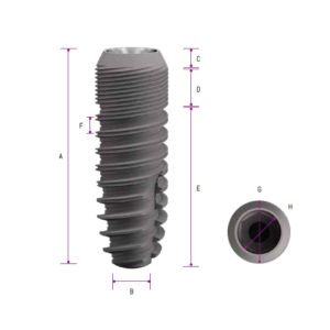 Aesthetic Line Implant ø4.3