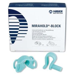 Mirahold Block Elastic Bite Blocks with Cheek Retractor