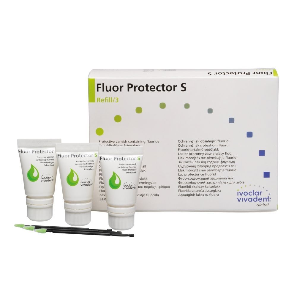 Ivoclar Fluor Protector S Refill 3x 7g - Swallow Dental