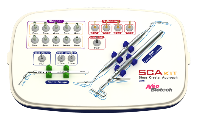 NeoBiotech Sinus Crestal Approach Kit